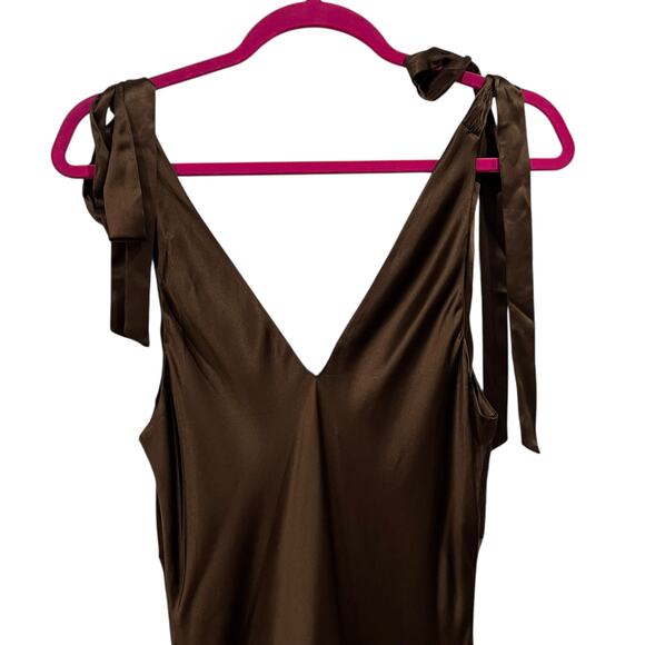 NWT NEW Reformation Pernille Silk Dress - Picture 5 of 8